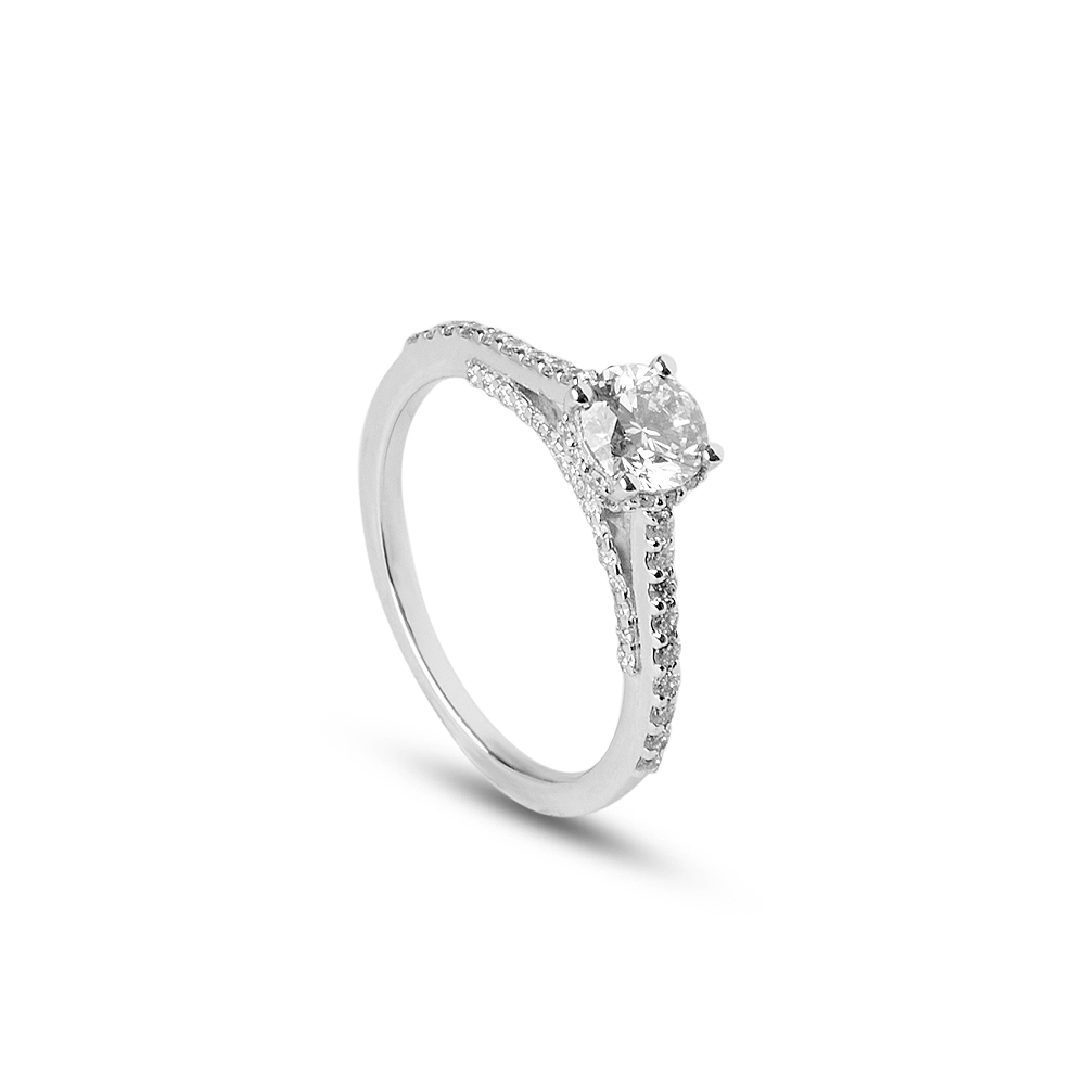 Anello Cattedrale – Oro Bianco