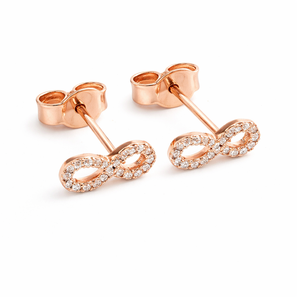 Orecchini Infinito Parure 0,21 ct