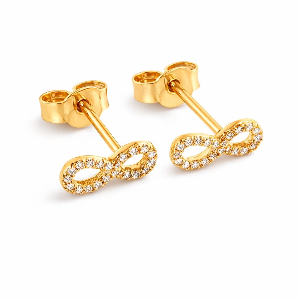 Orecchini Infinito Parure 0,21 ct