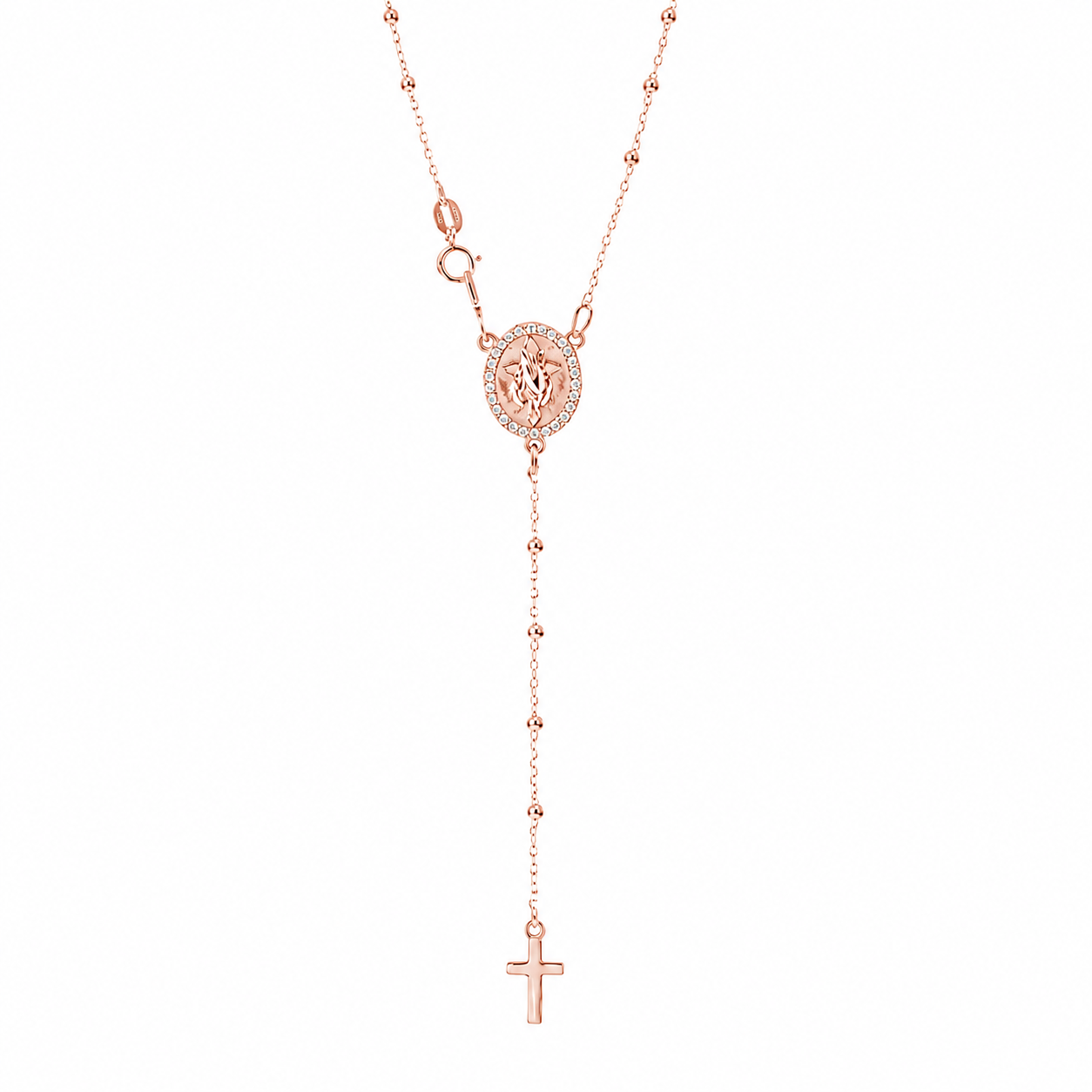 Collana rosario 0,14 ct