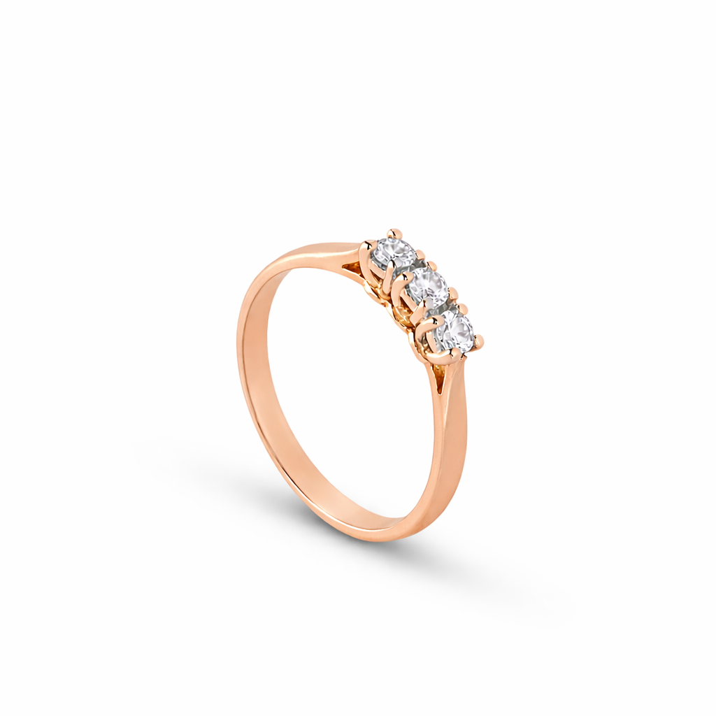 Anello Trilogy 0,22 ct
