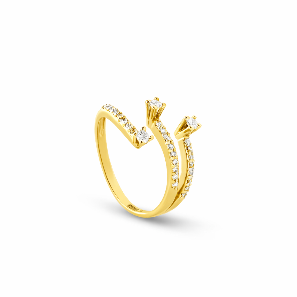 Anello Trilogy 0,274 ct
