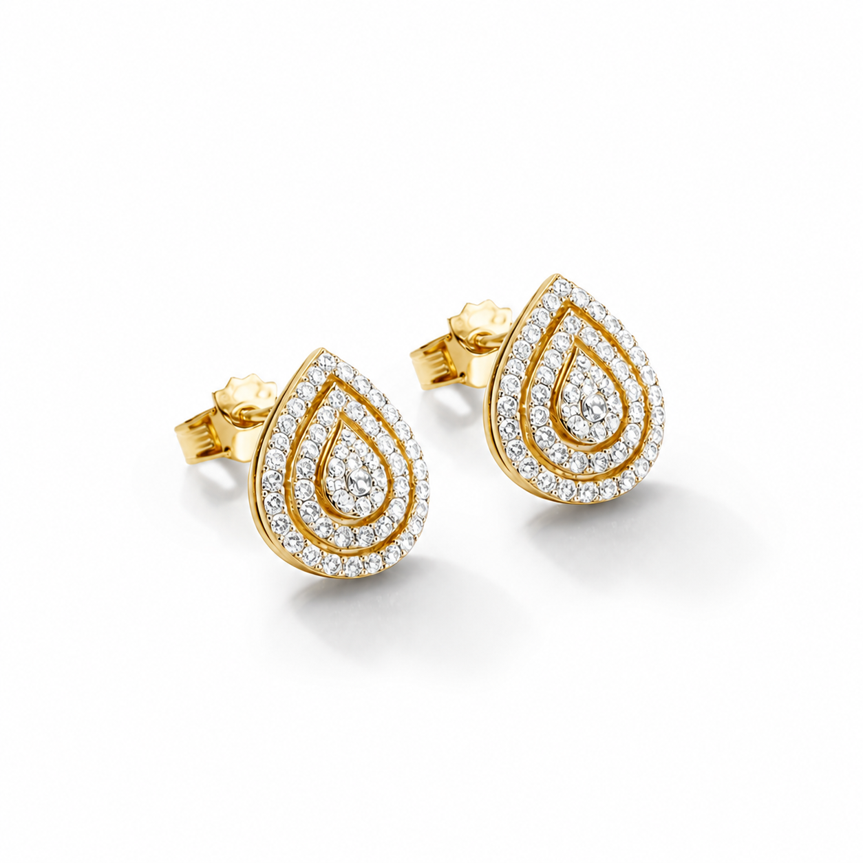 Orecchini Goccia 0,49 ct mosaico
