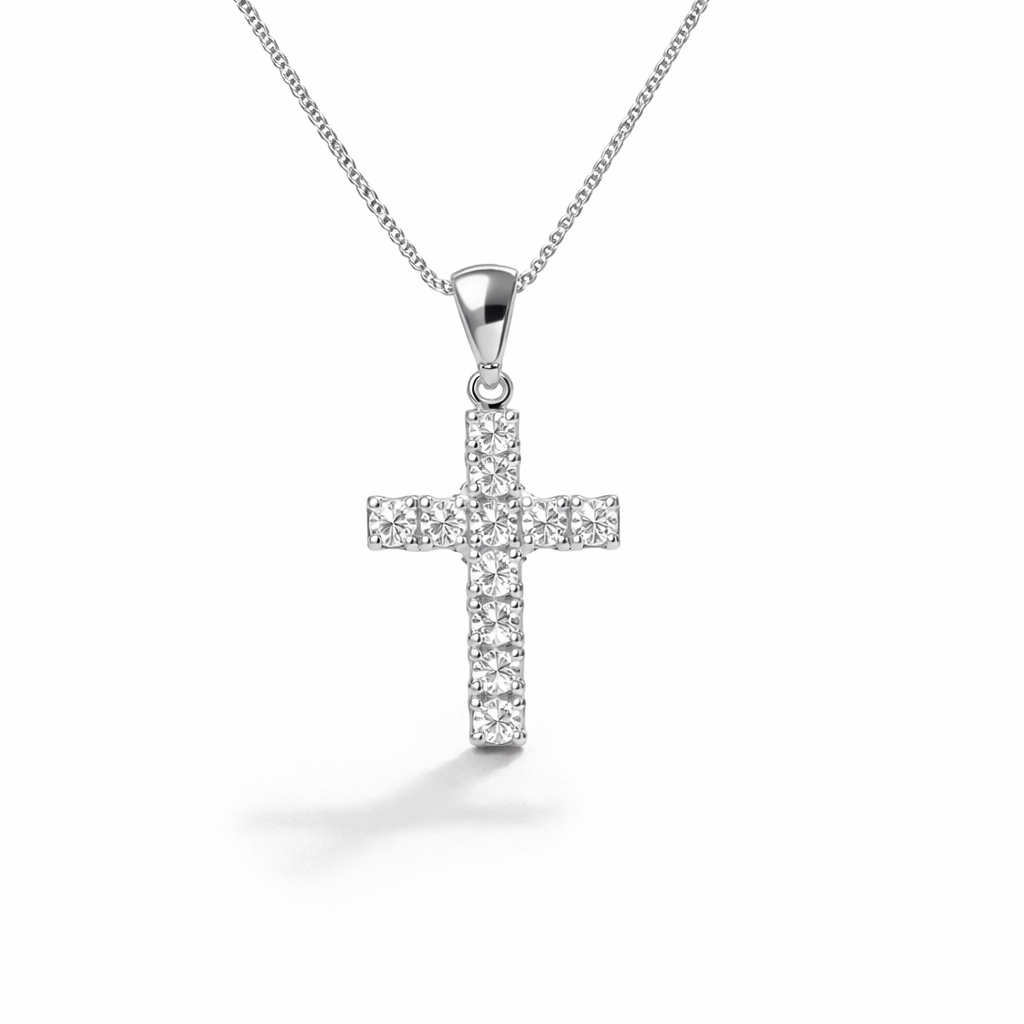 Pendente Croce 0,50 ct