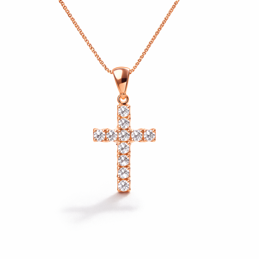 Pendente Croce 0,50 ct