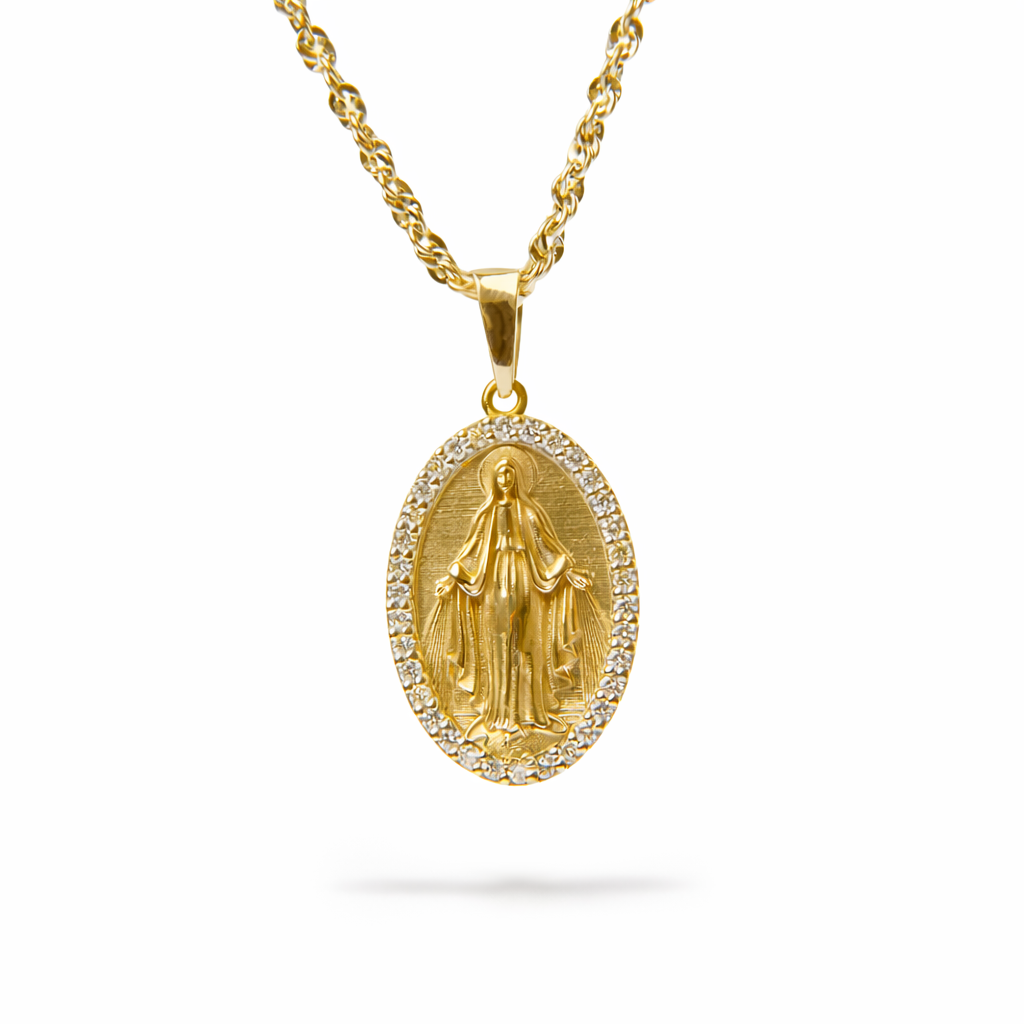 Pendente Madonna 0,54 ct