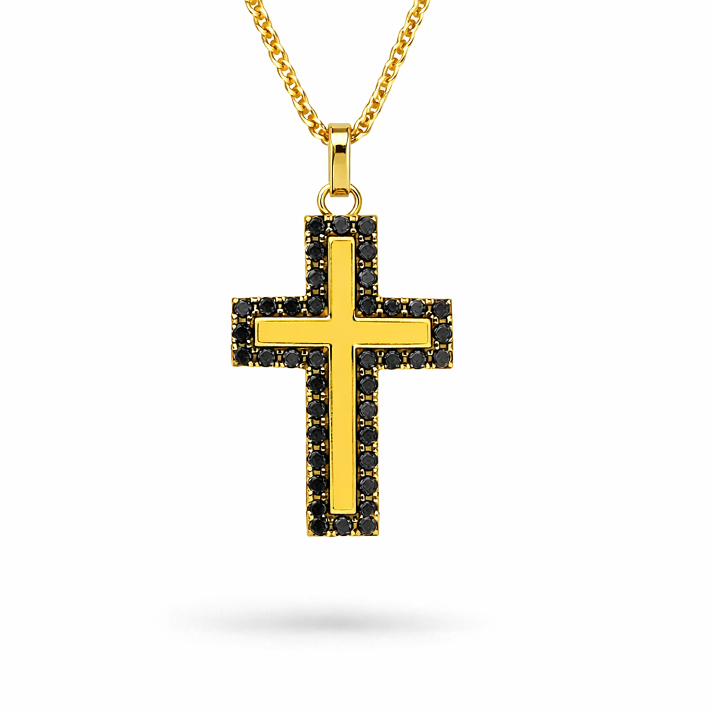 Collana Ciondolo Croce 0,39 ct