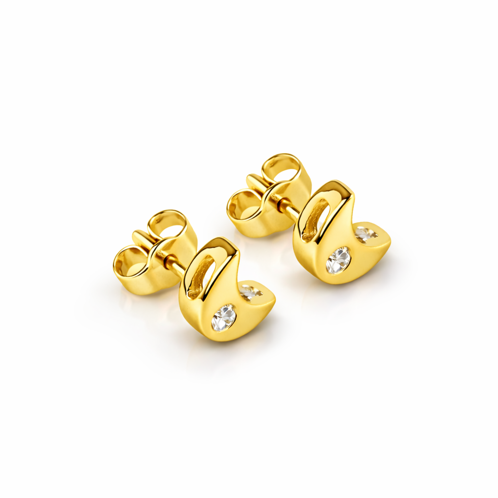 Orecchini Luna Baby 0,04 ct