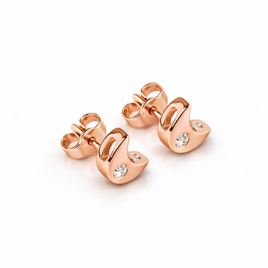 Orecchini Luna Baby 0,04 ct