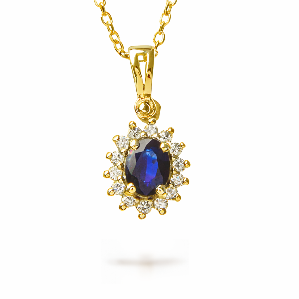 Collana Ciondolo Snow White Parure 0,49 ct