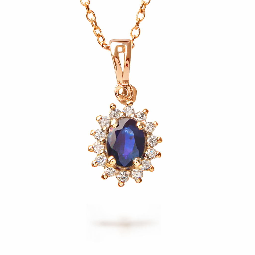 Collana Ciondolo Snow White Parure 0,49 ct