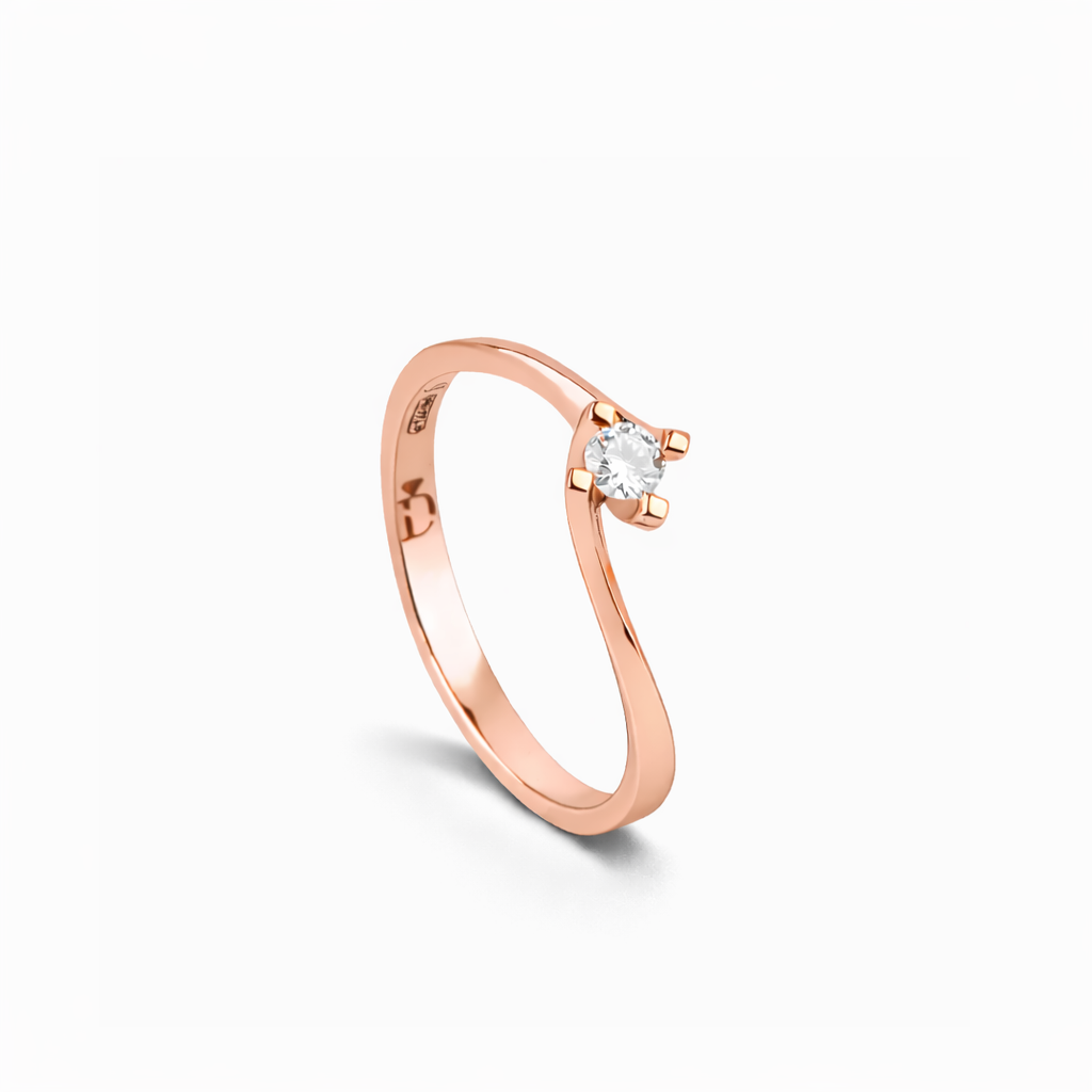 Anello Valentino 0,10 ct
