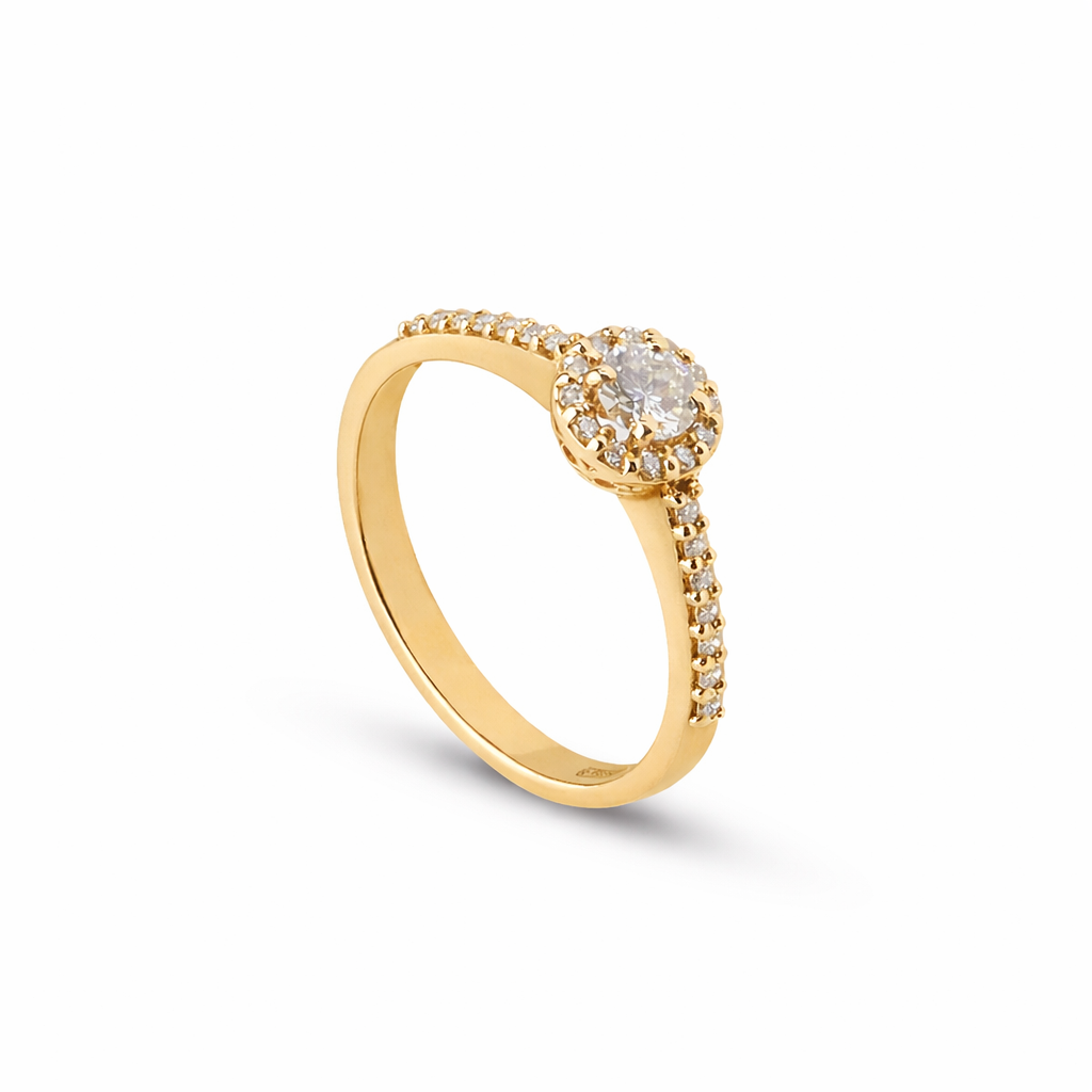 Anello Swan 0,39 ct