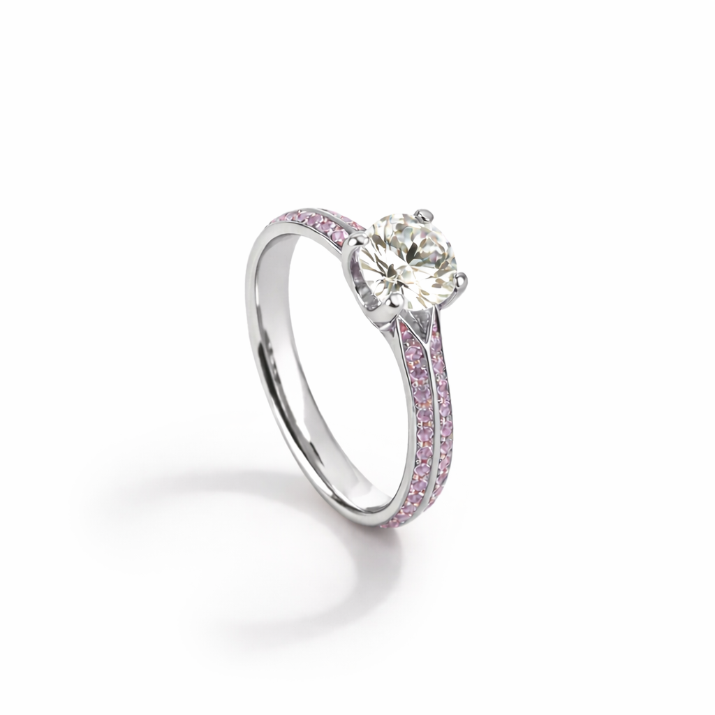 Anello Peony Pink 1,24 ct