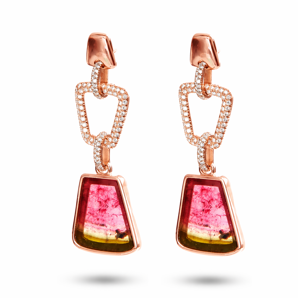 Orecchini Tormalina Watermelon 17,25 ct
