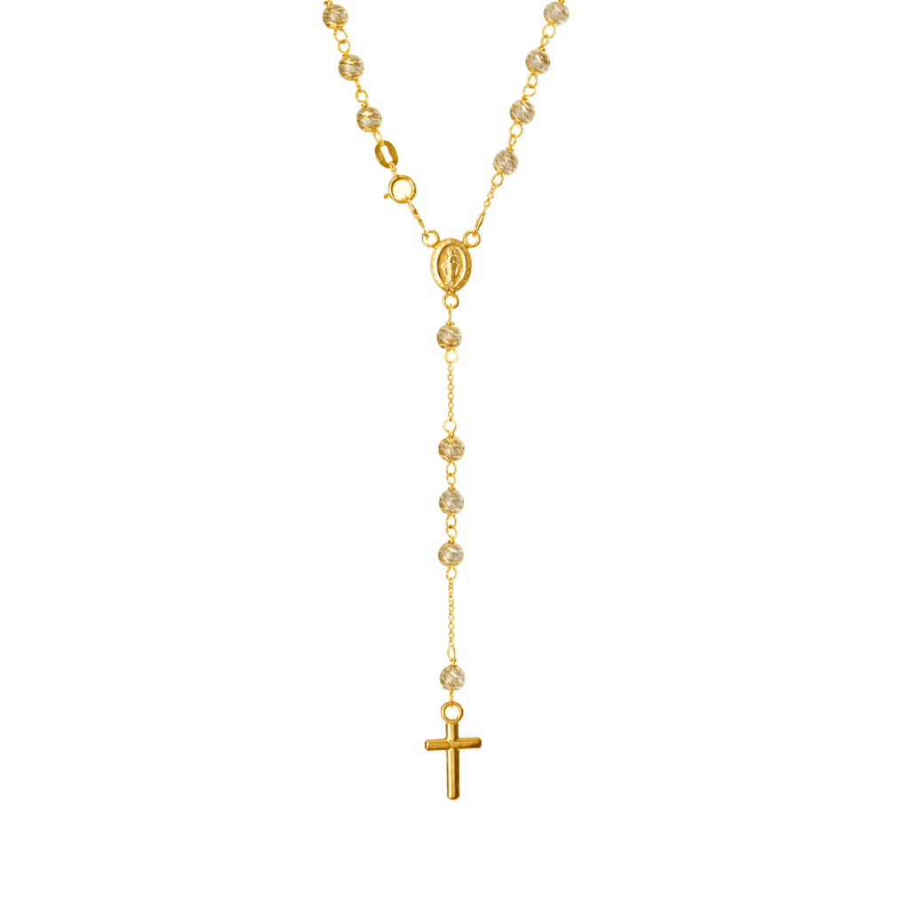 Collana rosario palline 0,50 ct