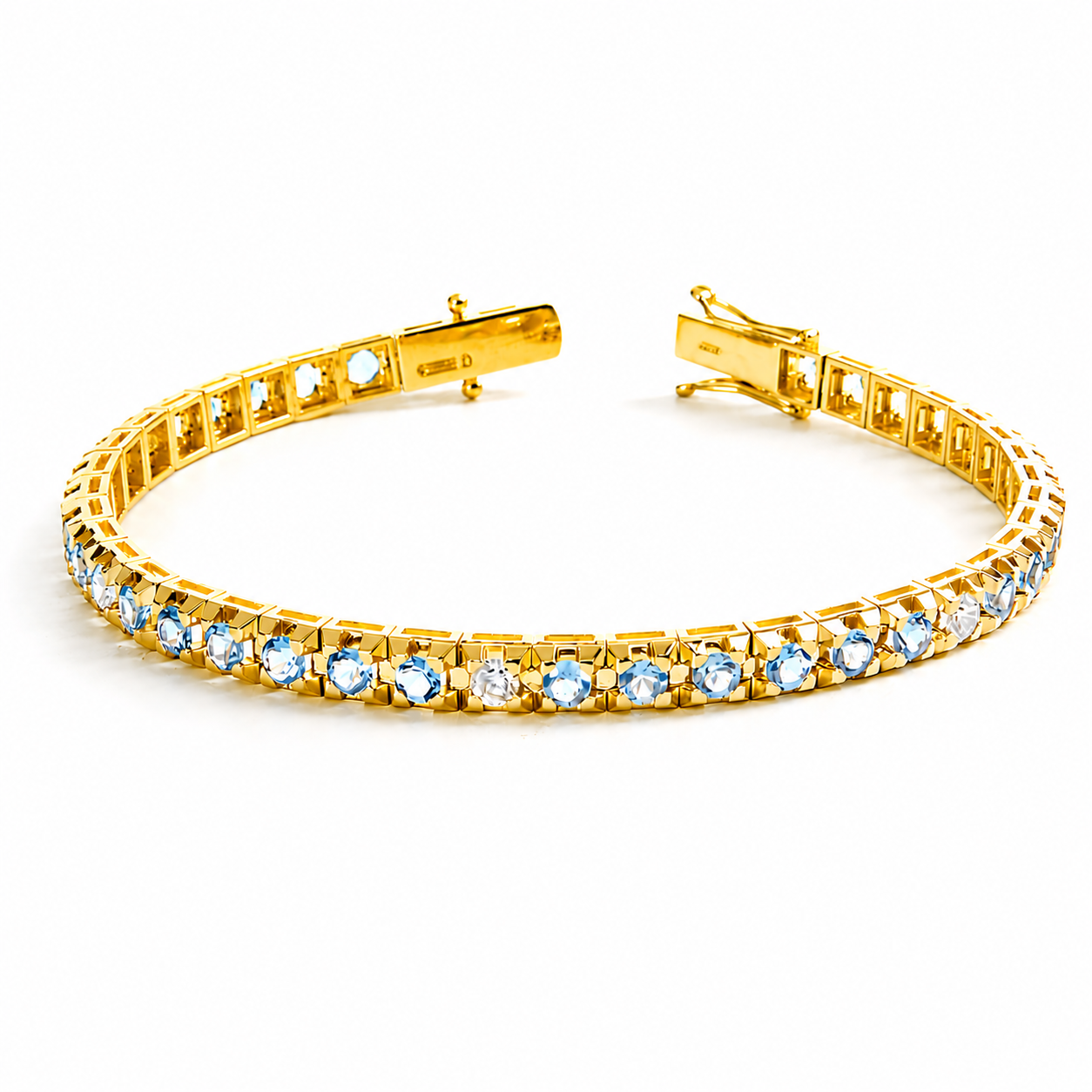 Bracciale Tennis Acquamarina 4,05 ct