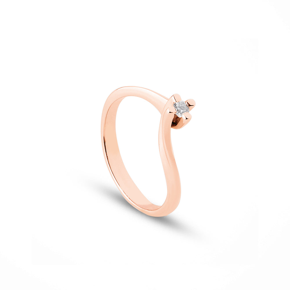 Anello Valentino 0,078 ct