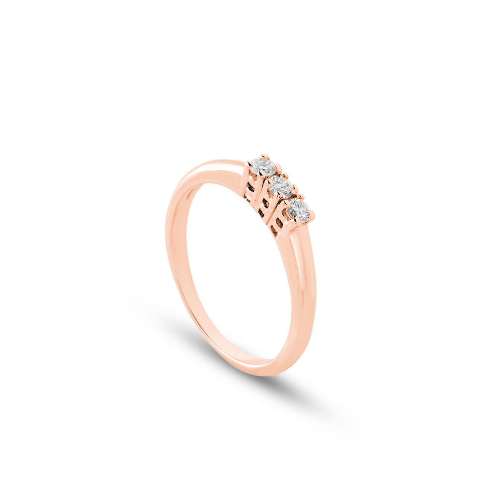 Anello Trilogy 0,16 ct