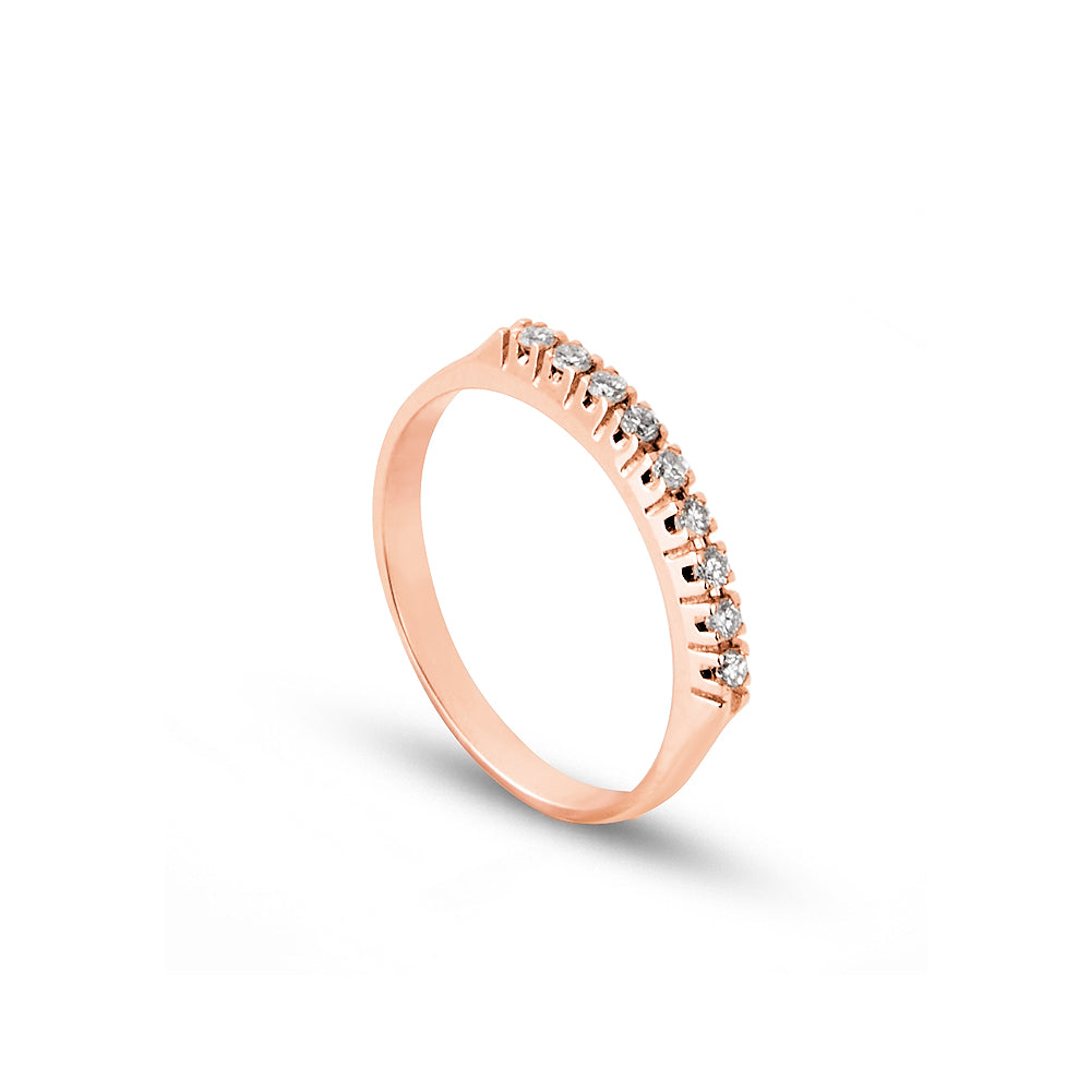 Anello Veretta 0,195 ct