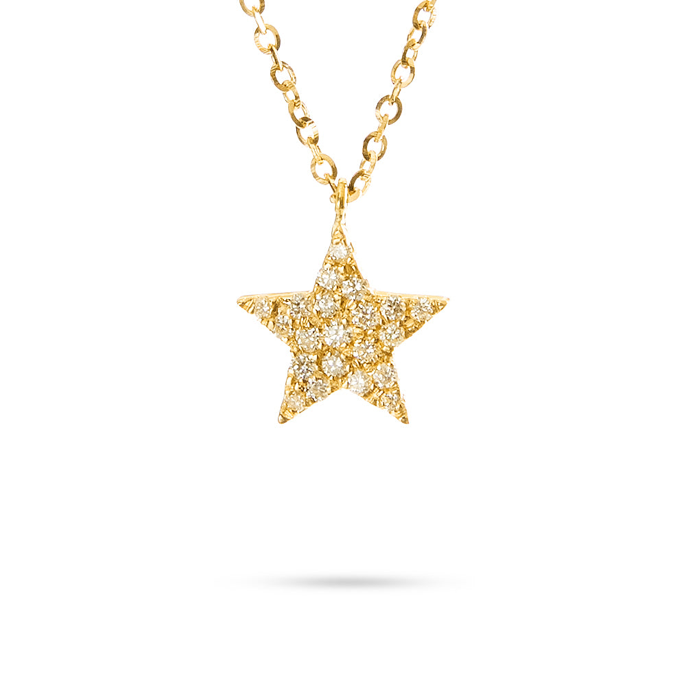 Collana Ciondolo Stella Parure 0,13 ct