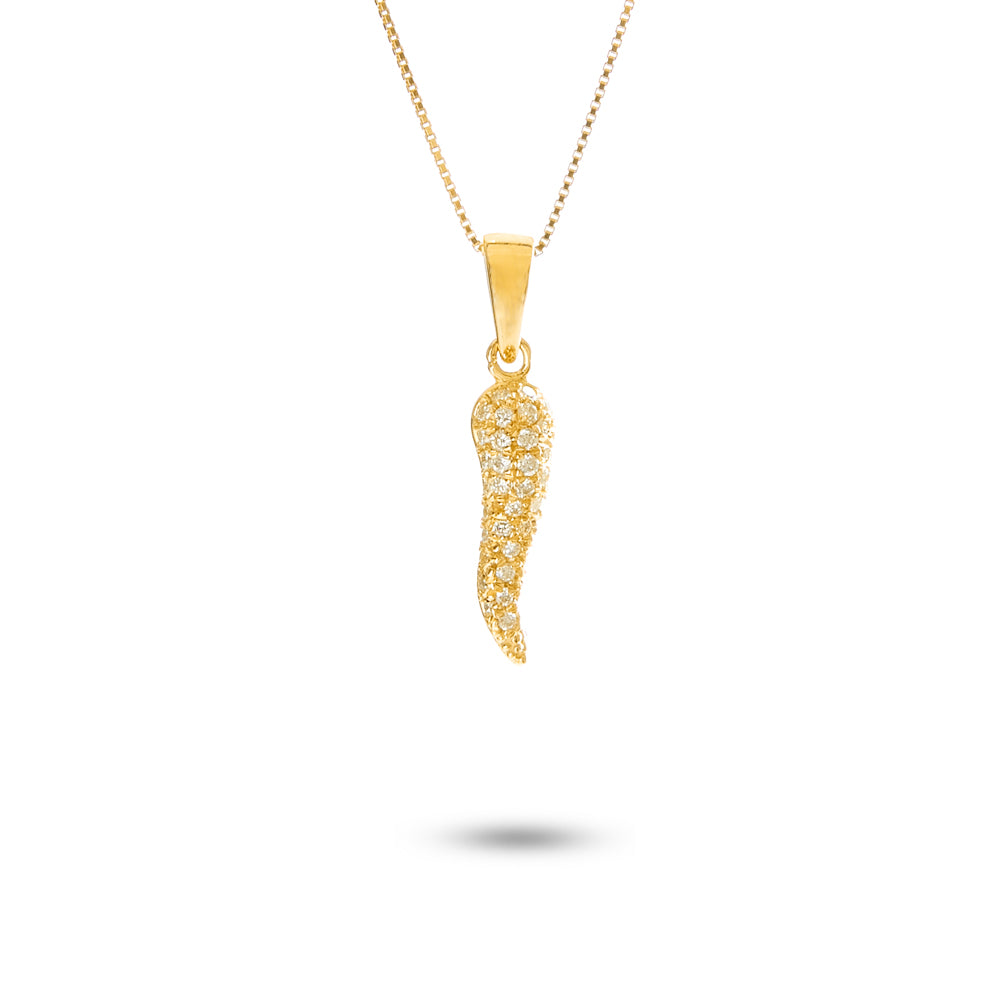 Pendente Corno 0,22 ct