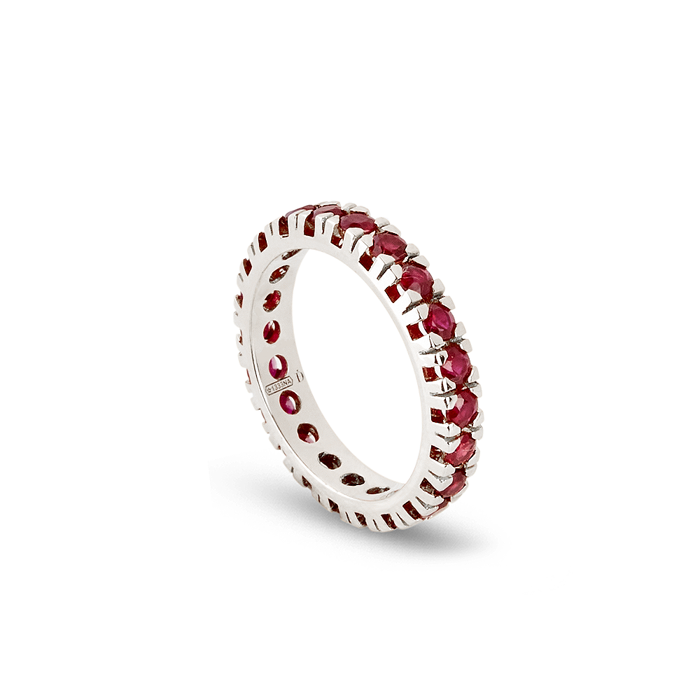 Anello Veretta Rubini 1,78 ct
