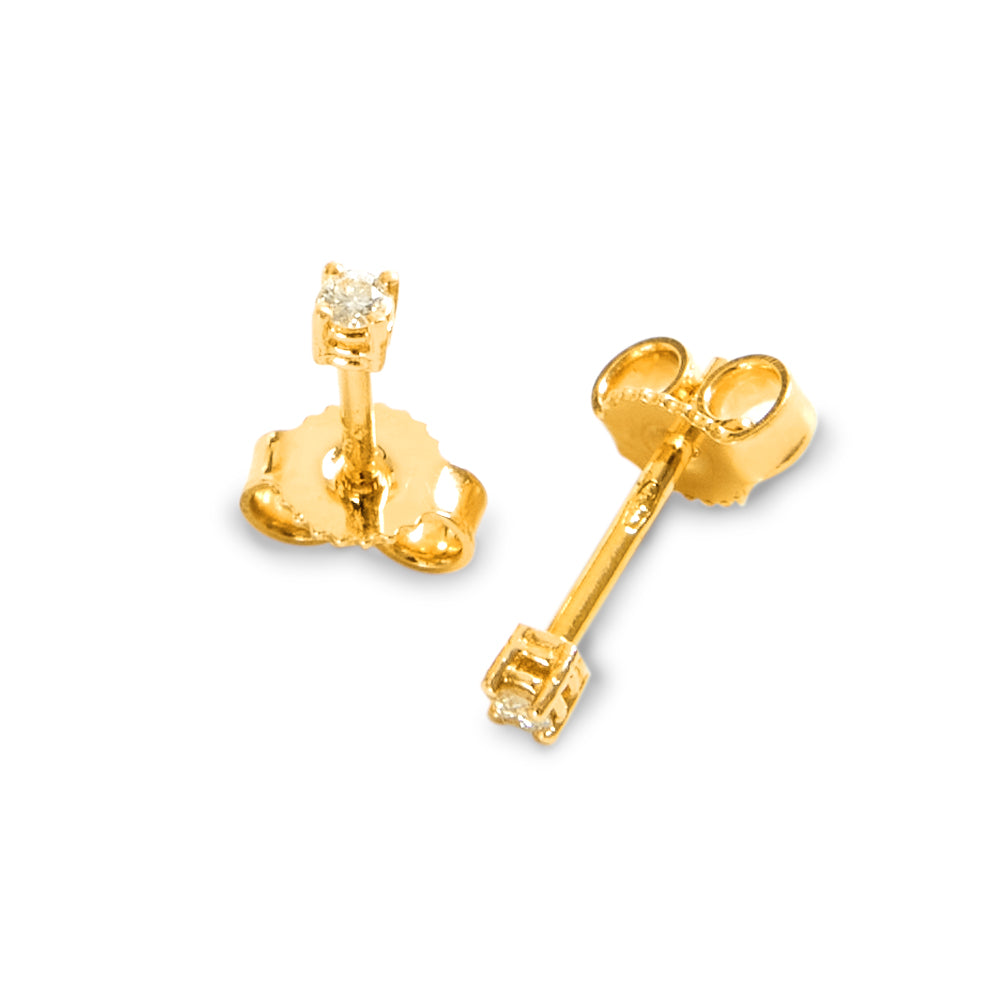 Orecchini Punto Luce a Filo parure 0,06 ct
