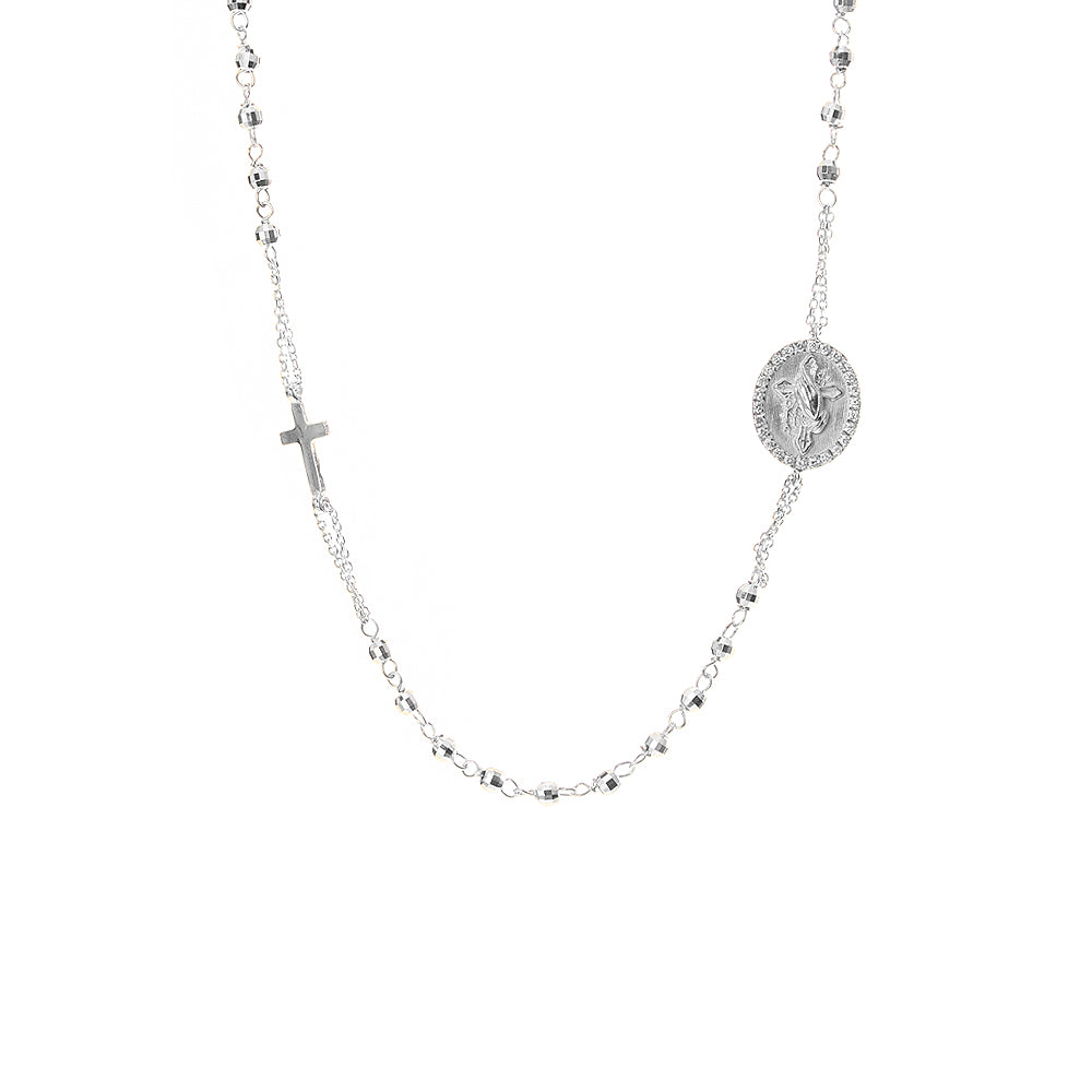 Collana rosario 0,12 ct