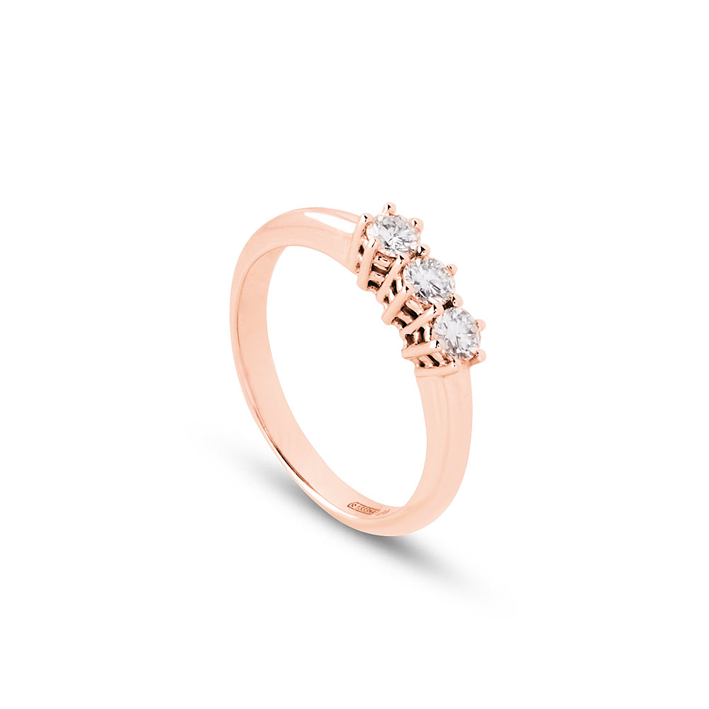 Anello Trilogy 0,40 ct