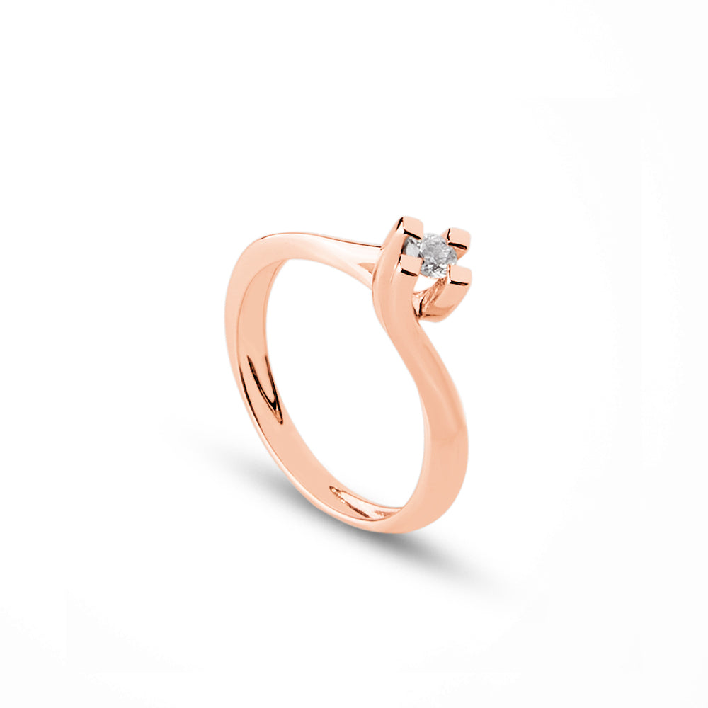 Anello Valentino 0,12 ct