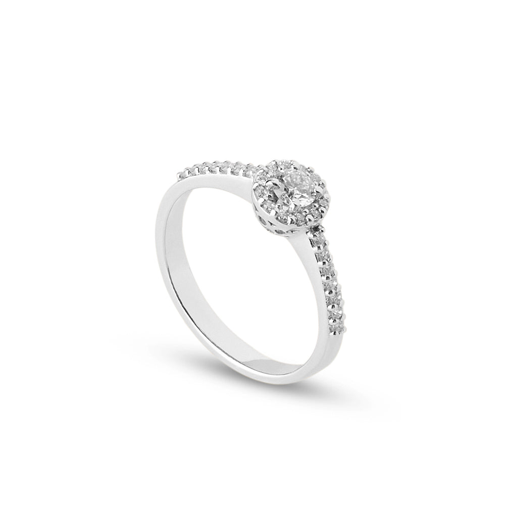 Anello Swan 0,37 ct