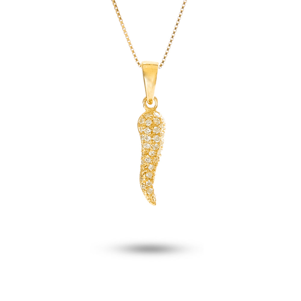 Pendente Corno 0,22 ct