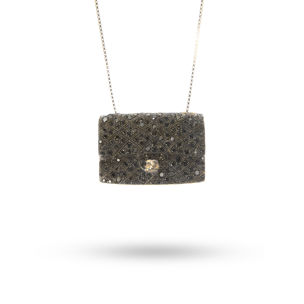 Collana Ciondolo Borsa  0,97 ct