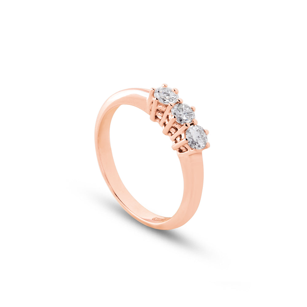 Anello Trilogy 0,49 ct