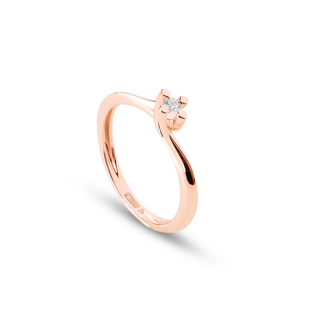 Anello Valentino 0,04 ct