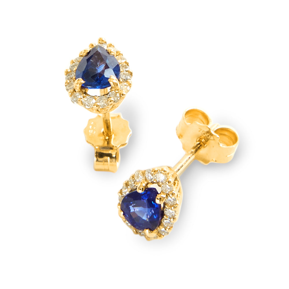 Orecchini Zaffiro Goccia 1,00 ct parure