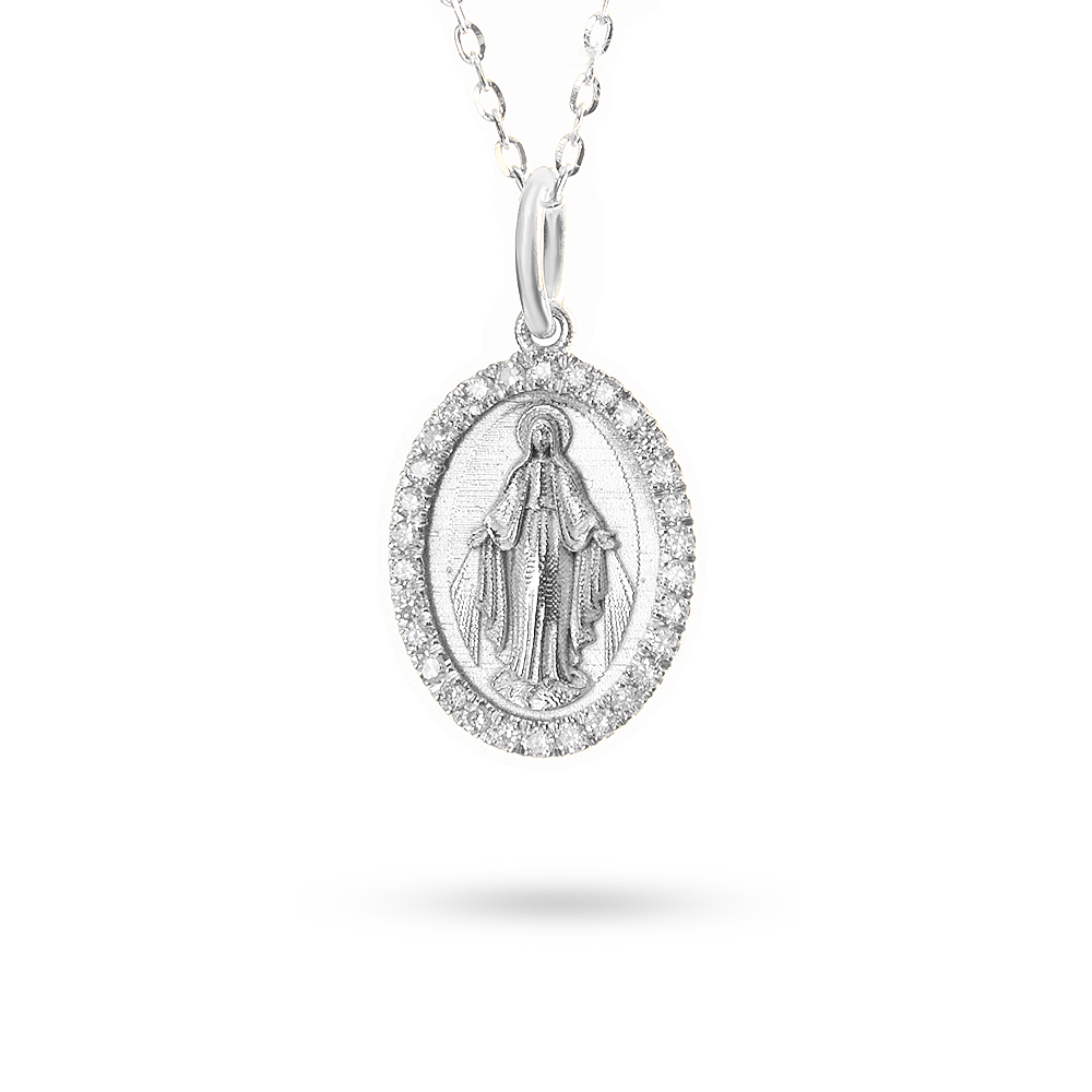 Pendente Madonna 0,11 ct