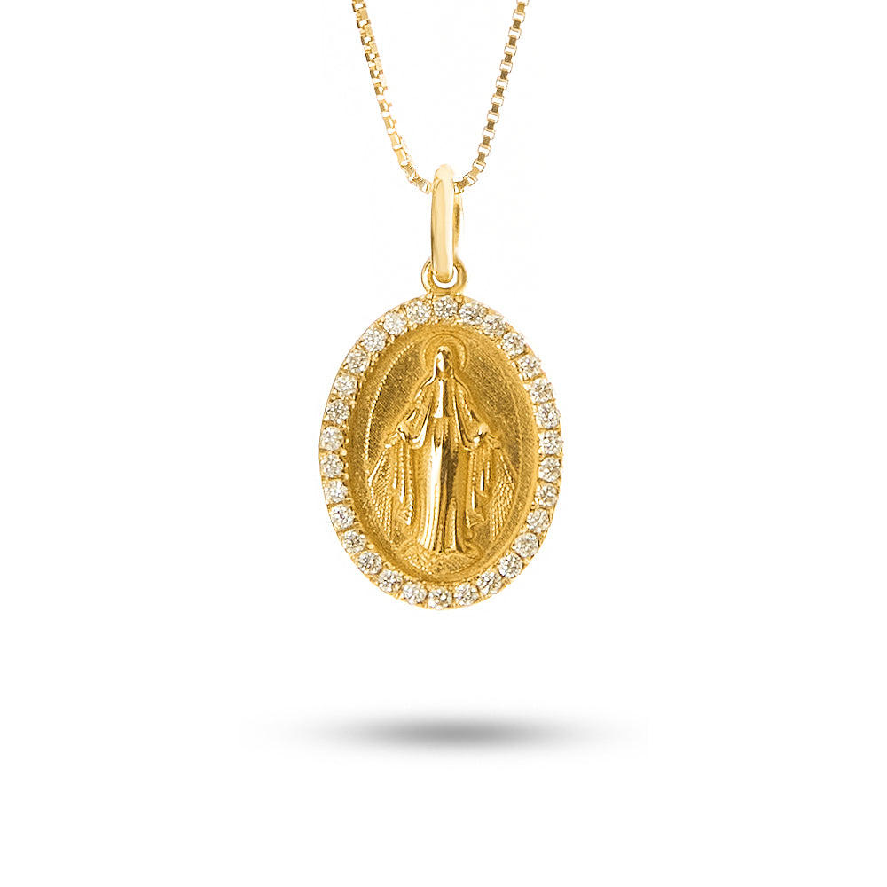 Pendente Madonnina 0,135 ct