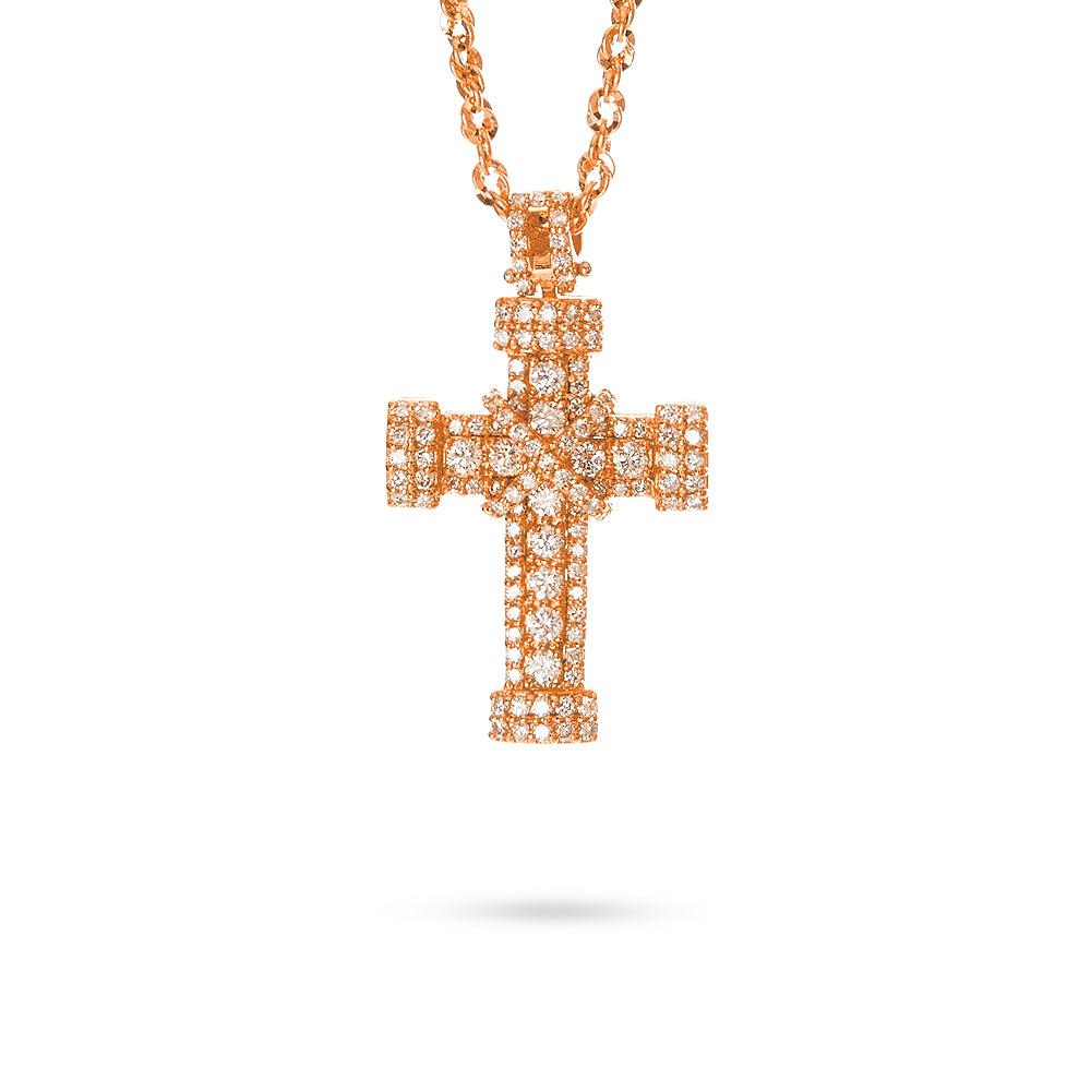Ciondolo Croce Pavè 1,31 ct