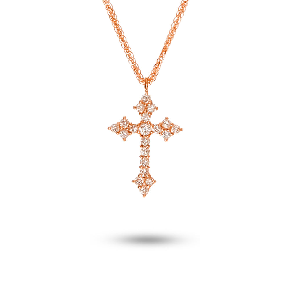 Collana Ciondolo Croce Celtica 0,22 ct parure