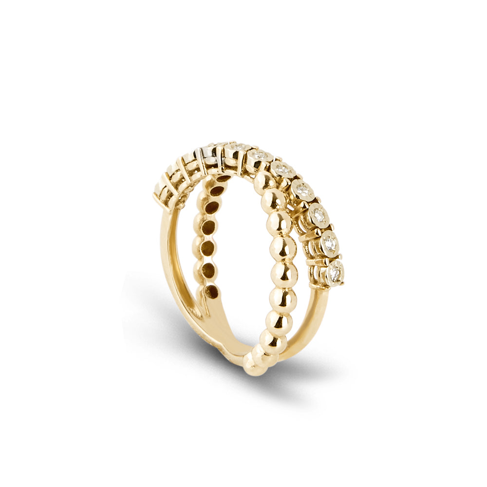 Anello Veretta Daisy 0,10 ct
