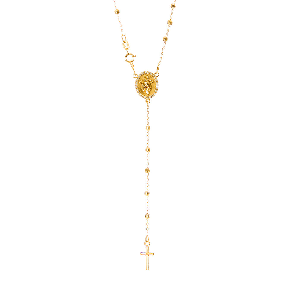 Collana rosario 0,13 ct