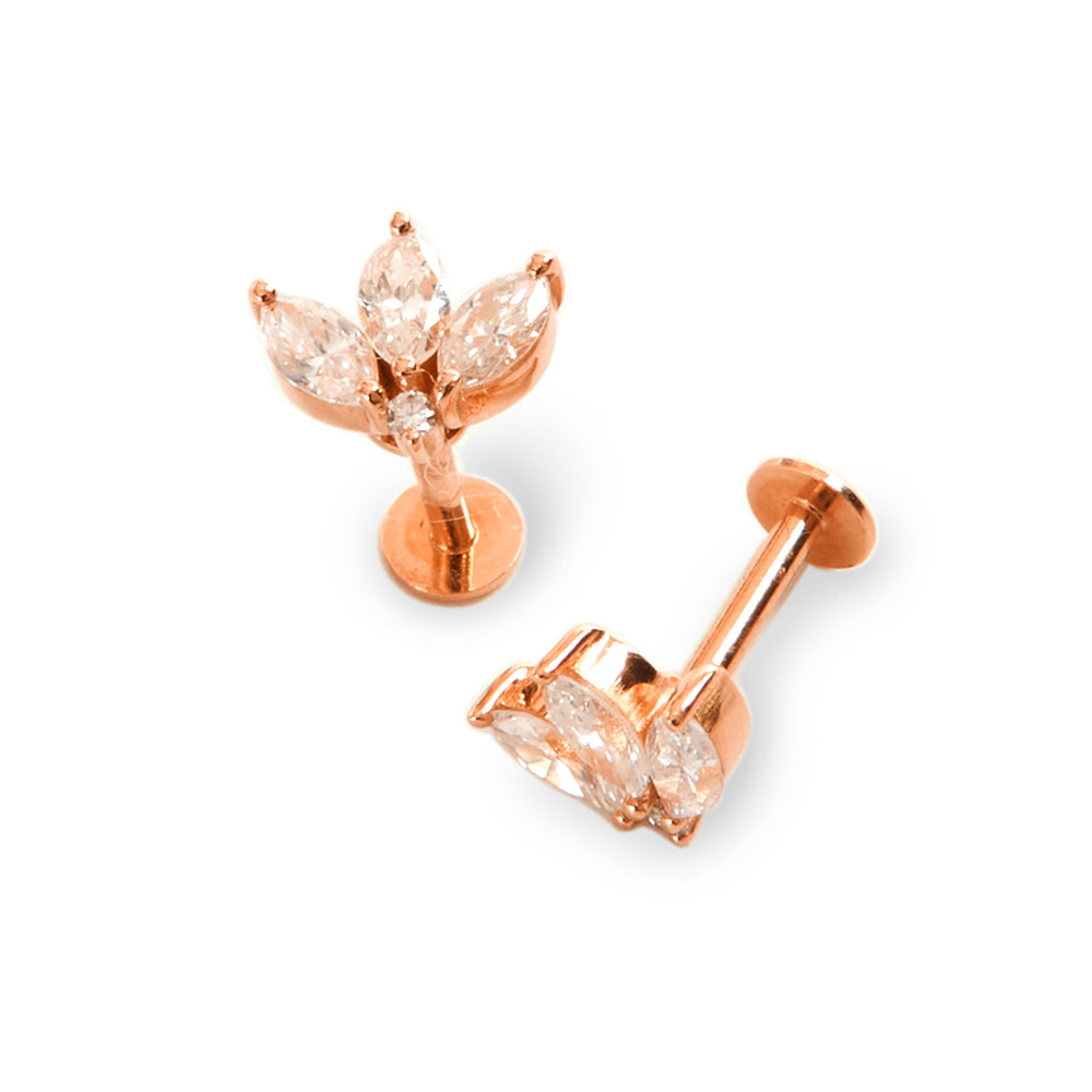 Piercing Flower Diamonds 0,73 ct