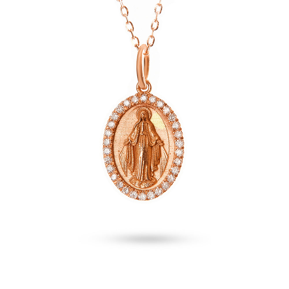 Pendente Madonna 0,11 ct