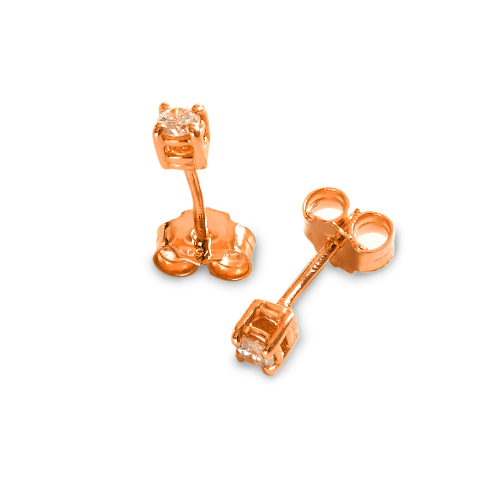 Orecchini Punto Luce a Filo parure 0,11 ct