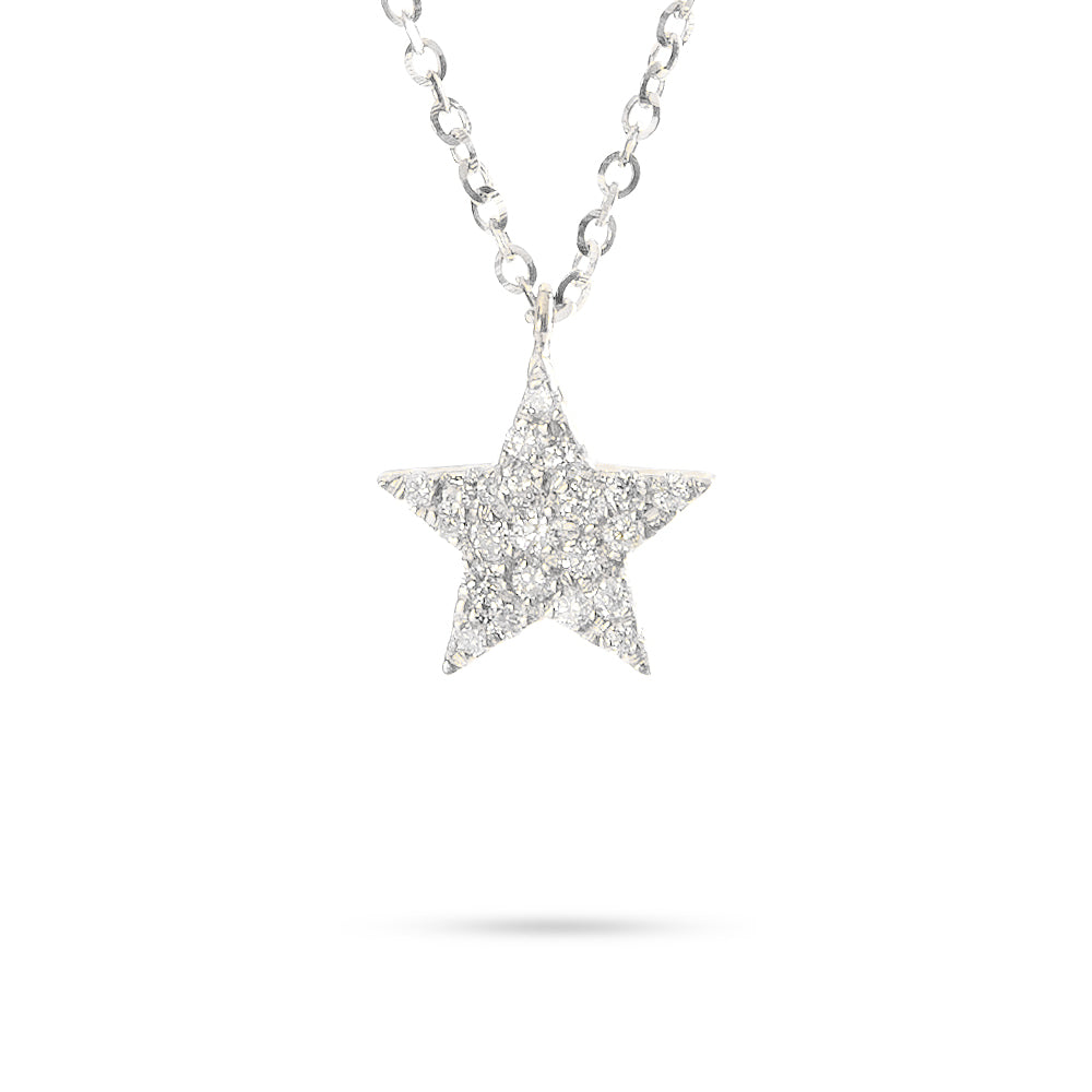 Collana Ciondolo Stella Parure 0,13 ct