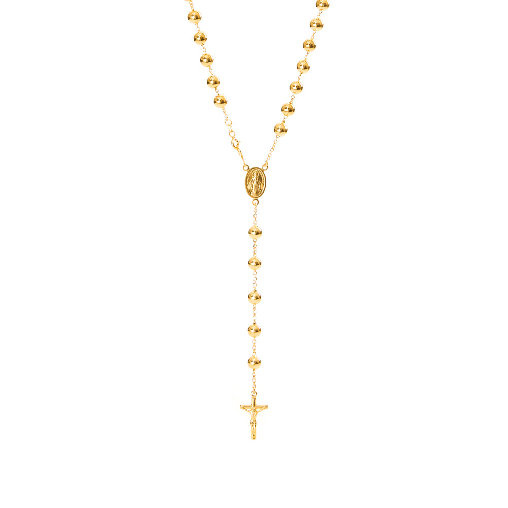 Collana rosario palline 1,42 ct