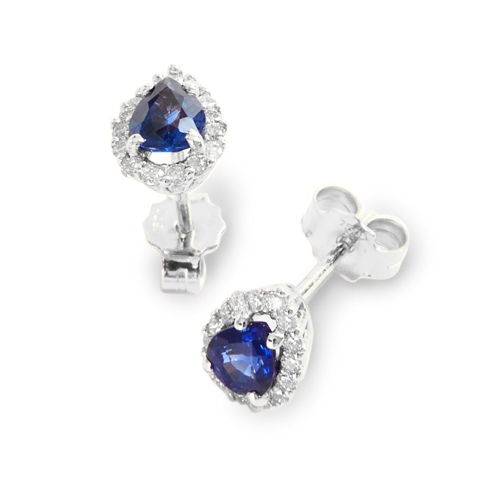 Orecchini Zaffiro Goccia 1,00 ct parure