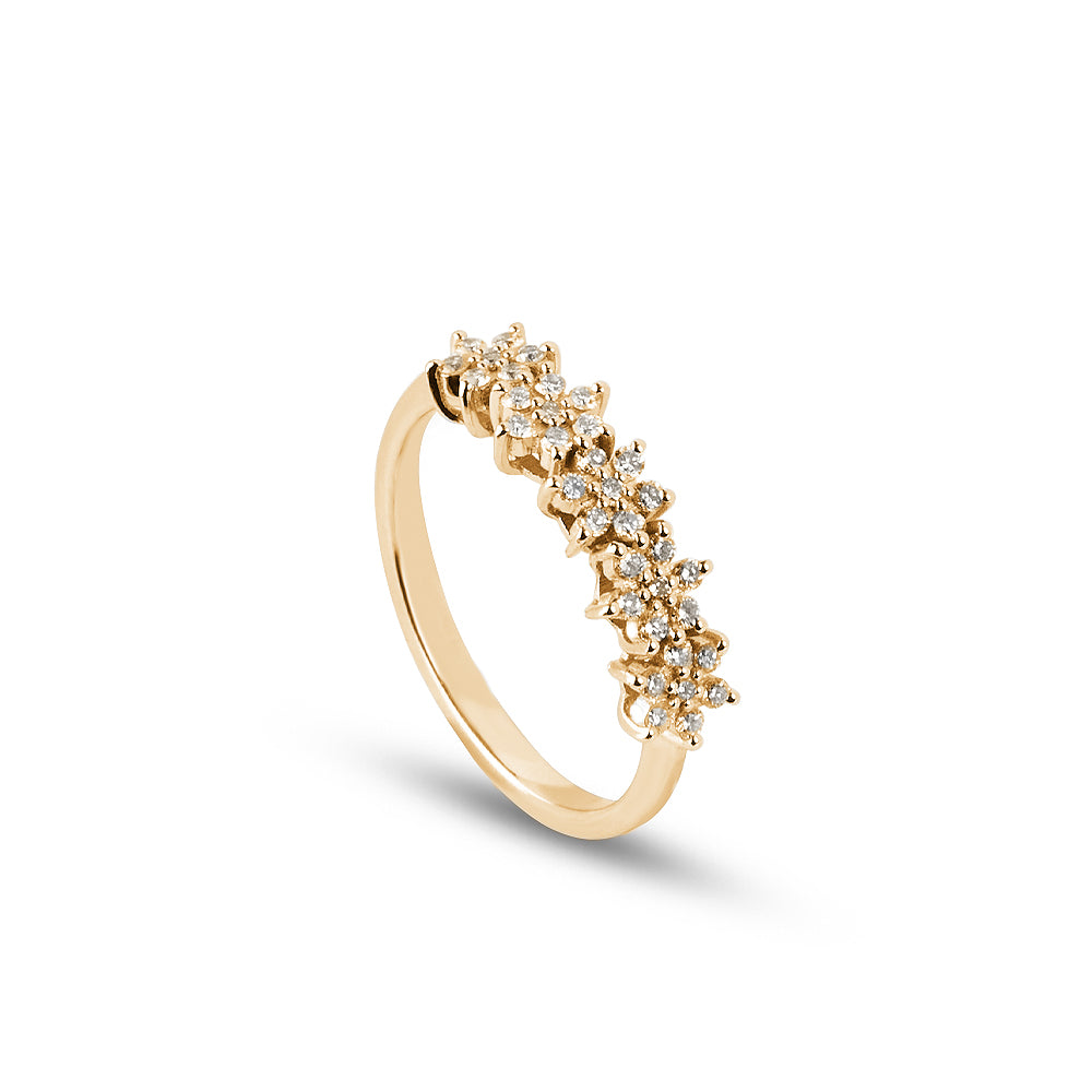 Anello Veretta 5 Fiori 0,43 ct